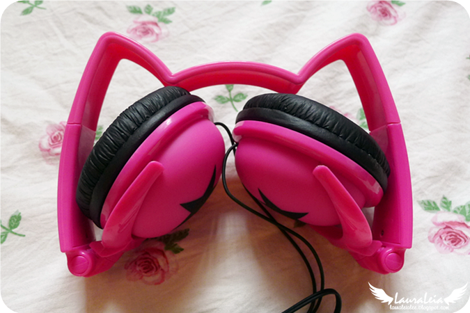 Mix-Style Nekomimi Cat Ears Headphone (Pink) - LauraLeia.com